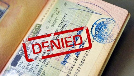 Отказ в получении шенгенской визы